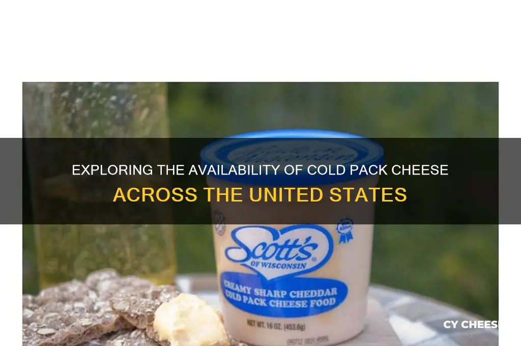 how much coldpack cheese is in the us