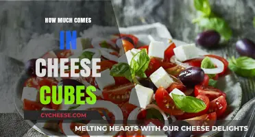 Cheese Cubes: Uncovering the Surprising Amount in Each Serving