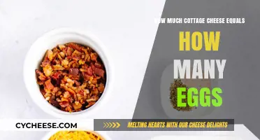 Cottage Cheese vs. Eggs: Equivalents for Cooking and Nutrition