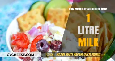 Cottage Cheese Yield: How Much From 1 Litre of Milk?