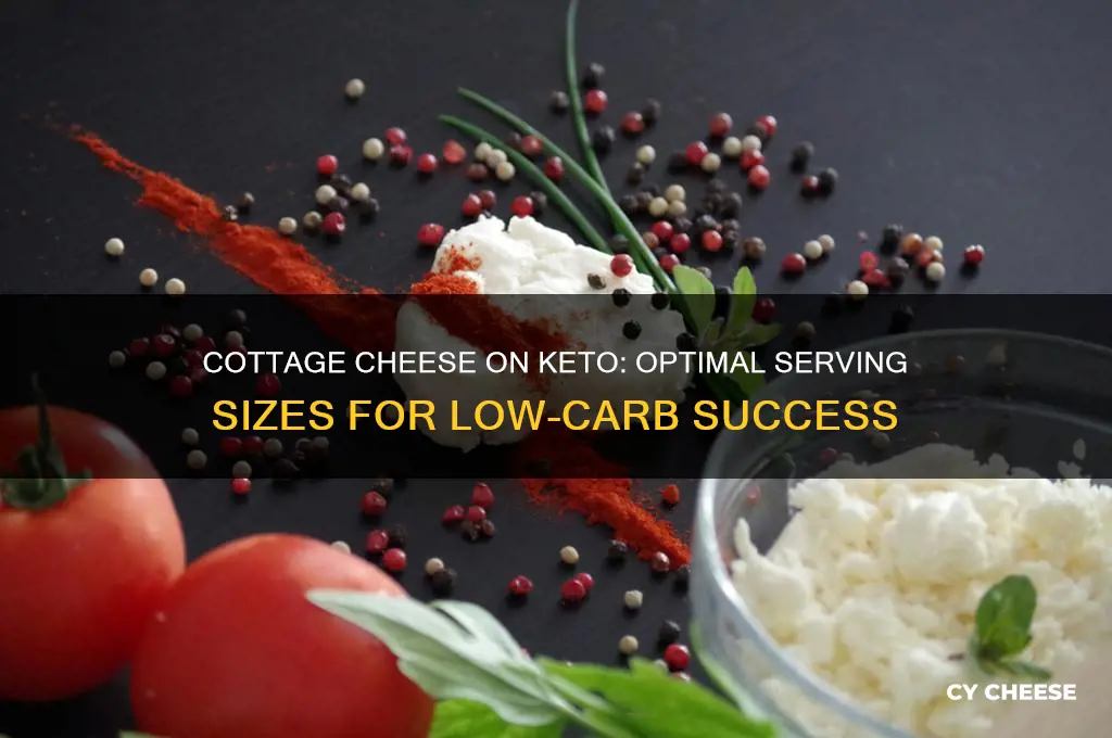 how much cottage cheese on keto diet
