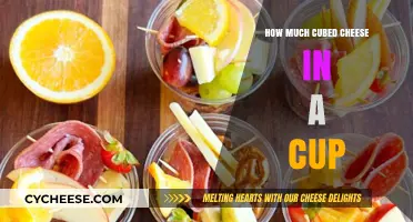 Measuring Cubed Cheese: How Much Fits in a Standard Cup?