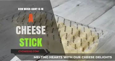 Unveiling the Dairy Content in a Single Cheese Stick