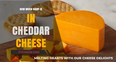 Uncovering the Dairy Content in Cheddar Cheese: A Nutritional Breakdown