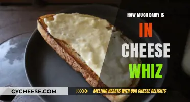 Unveiling Cheese Whiz: Dairy Content and Ingredients Explained