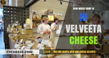 Unveiling Velveeta's Dairy Content: How Much Milk is in Your Cheese?