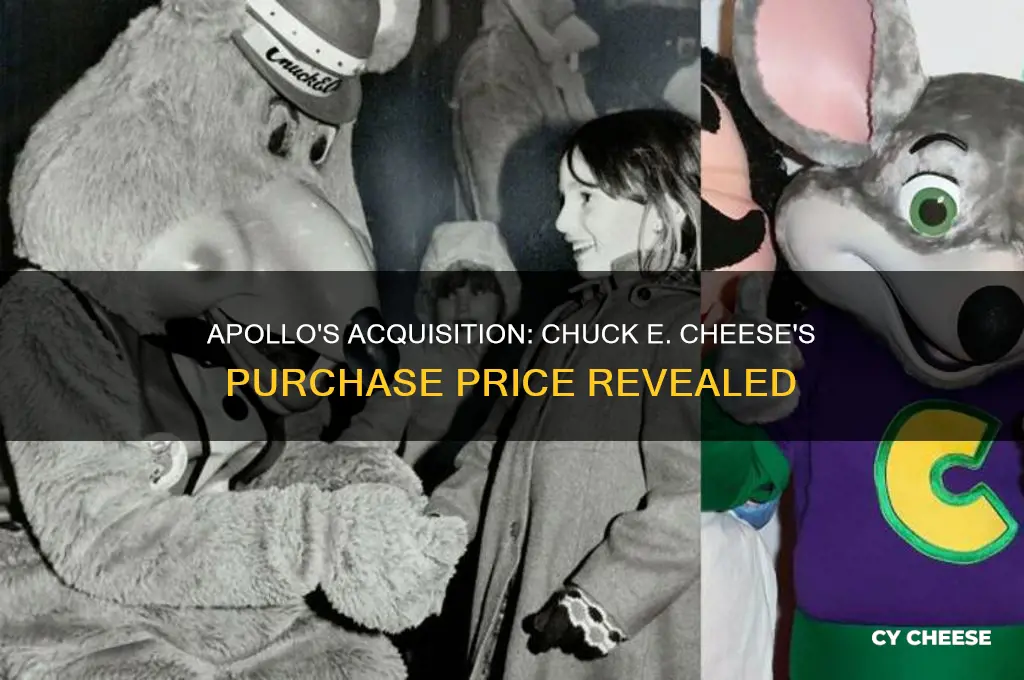 how much did apollo pay for chuck e cheese