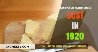 Velveeta Cheese Prices in 1920: A Historical Cost Breakdown