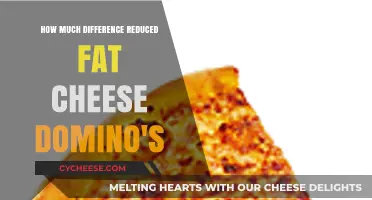 Reduced Fat Cheese at Domino's: How Much Difference Does It Make?