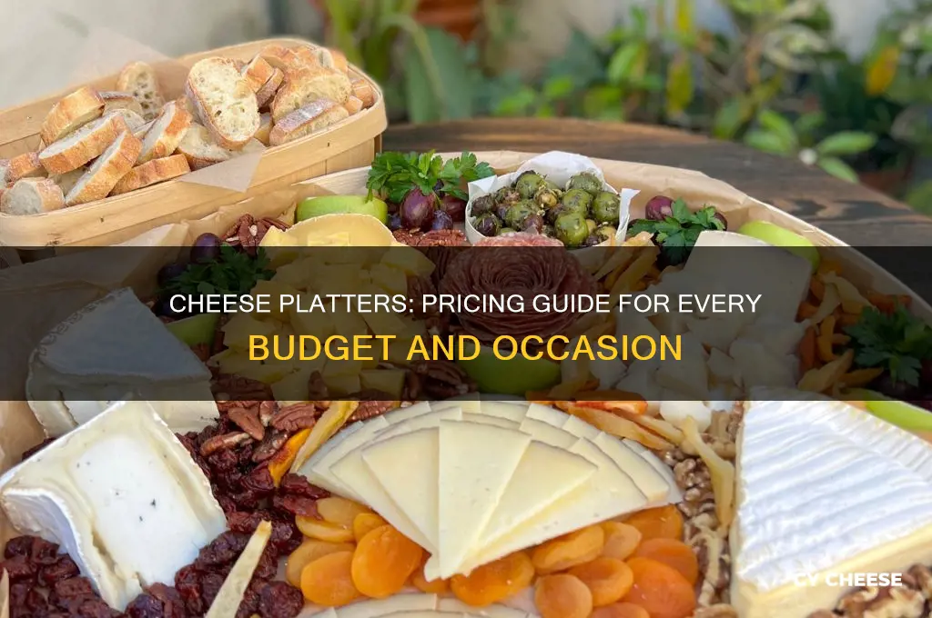 how much do cheese platters cost