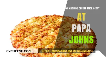 Papa John's Cheese Sticks Price: Cost and Value Breakdown