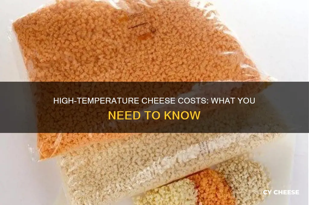how much do it cost for high temperature cheese