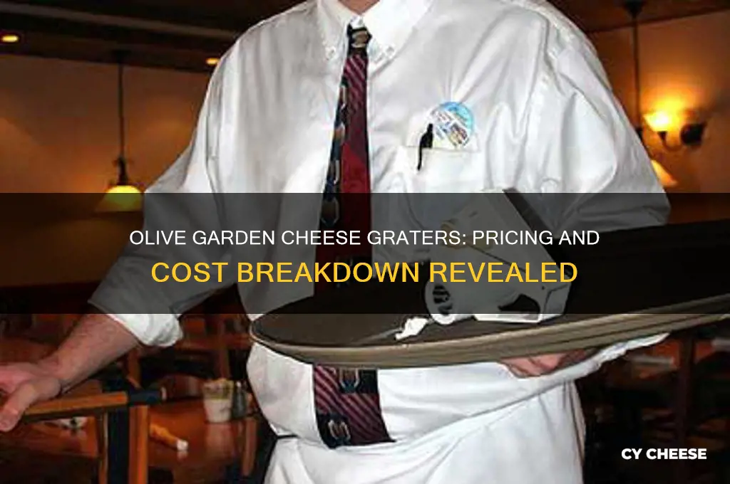 how much do olive garden cheese graters cost