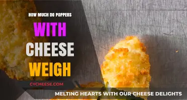 Poppers with Cheese Weight: A Tasty Measurement Guide