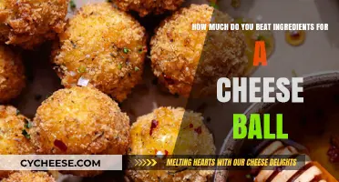 Mastering Cheese Ball Texture: Optimal Beating Time for Ingredients