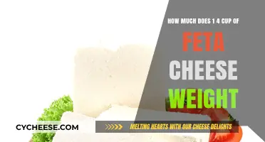Measuring Feta Cheese: Weight of 1/4 Cup Explained