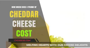 Cheddar Cheese Pricing: Unveiling the Cost of 1 Pound Today