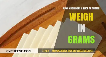 Slice of Cheese Weight: Grams per Serving Explained