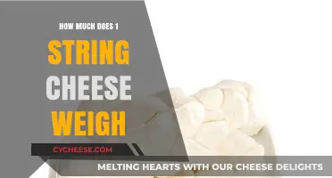 Unraveling the Mystery: What's the Weight of a String Cheese?