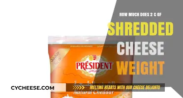 Measuring Shredded Cheese: How Much Does 2 Cups Weigh?