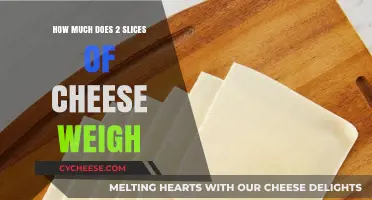Cheese Slice Weight: How Much Do 2 Slices Weigh?