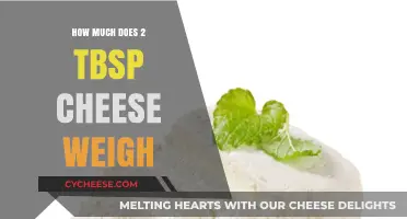 Cheese Measurement Guide: Weight of 2 Tablespoons Revealed