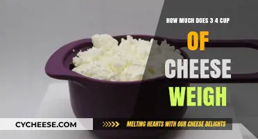 Measuring Cheese: Understanding the Weight of 3/4 Cup in Grams