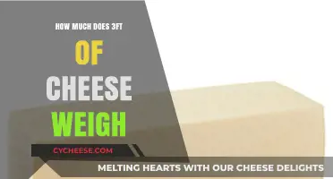 Unraveling the Mystery: What's the Weight of 3 Feet of Cheese?