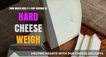 Measuring Hard Cheese: Uncovering the Weight of a 1-Cup Serving