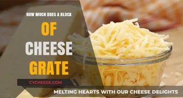 How Much Cheese Does a Block Yield When Grated?
