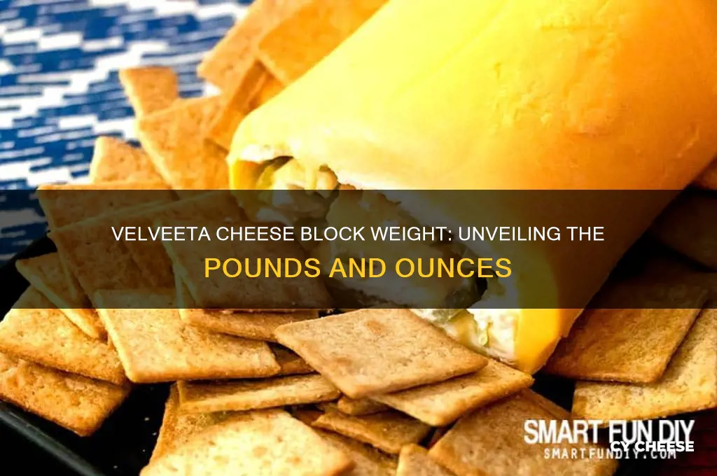 how much does a block of velveeta cheese weigh