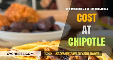 Chipotle Cheese Quesadilla Price: What to Expect on the Menu