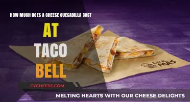 Taco Bell Cheese Quesadilla Price: A Budget-Friendly Snack Option
