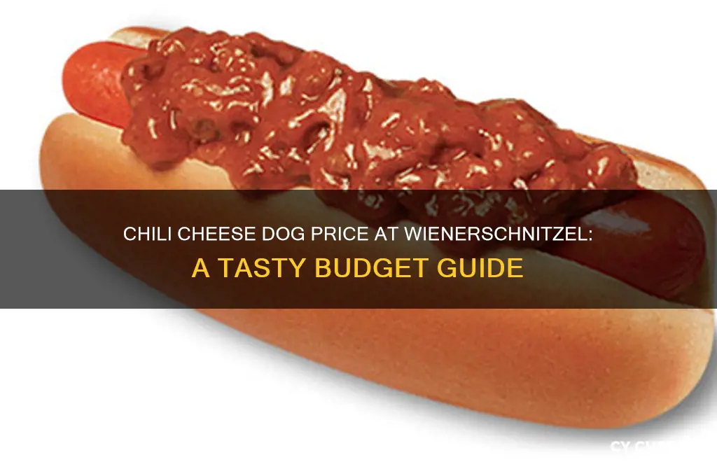 how much does a chili cheese dog cost at wienerschnitzel