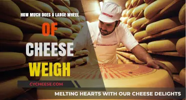 Unveiling the Surprising Weight of a Large Wheel of Cheese
