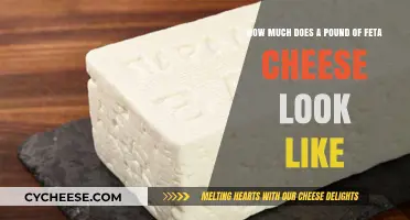 Visual Guide: What a Pound of Feta Cheese Looks Like