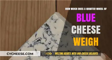 Quarter Wheel Blue Cheese Weight: A Comprehensive Guide to Measuring