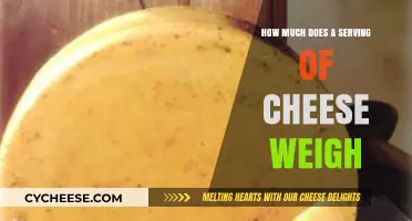 Understanding Cheese Serving Sizes: How Much Does a Portion Weigh?