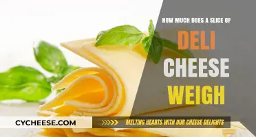 Deli Cheese Slice Weight: Uncovering the Surprising Truth