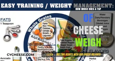 How Much Does a Teaspoon of Cheese Weigh? A Guide