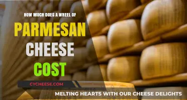Exploring the Price of a Wheel of Parmesan Cheese: Costs Revealed