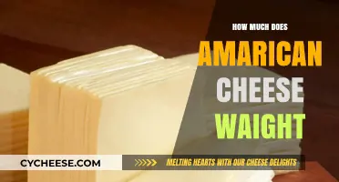 American Cheese Weight: Uncovering the Surprising Facts and Figures