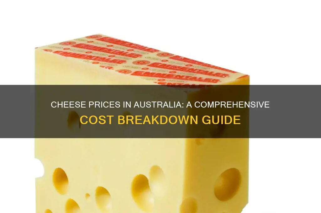 how much does cheese cost in australia