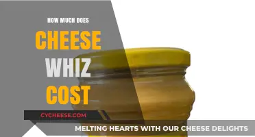 Cheese Whiz Price Guide: How Much Does It Cost?