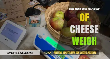 Measuring Cheese: Unveiling the Weight of Half a Cup