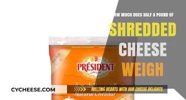 Understanding the Weight of Half a Pound of Shredded Cheese