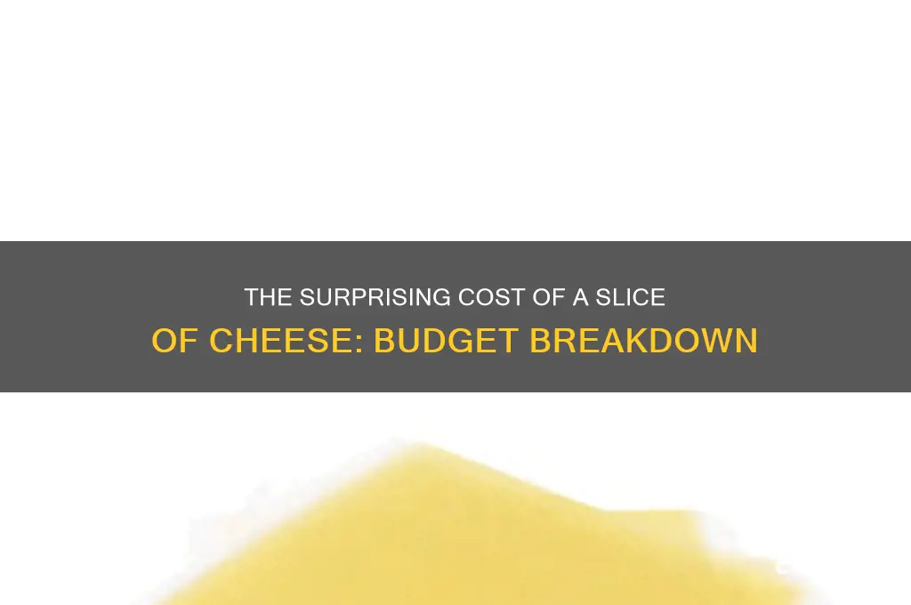 how much does it cost for a slice of cheese