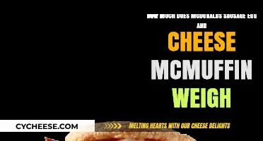 McDonald's Sausage Egg and Cheese McMuffin Weight Revealed