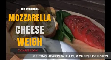 Mozzarella Cheese Weight Guide: Measuring Fresh and Shredded Varieties