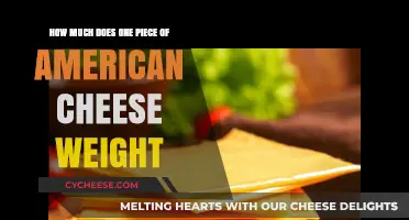 Uncovering the Weight of a Single Slice of American Cheese